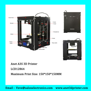 Prusa i3 easy assembly 3d printer machine aluminum heating plate 3d printer kit