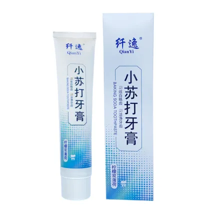 Baking Soda, Lemon, and dipeppermint toothpaste