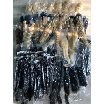 Wholesale double drawn human bundles unprocessed cuticle aligned raw virgin indian hair vendor from india, raw indian hair