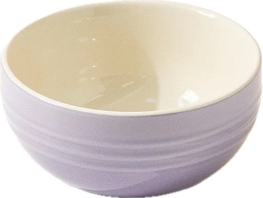 Elegant Embossed Rice Bowl