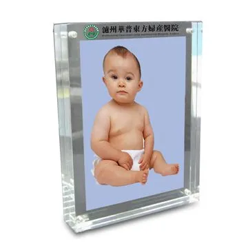 Acrylic Magnetic Photo Frame, Various Designs and Colors are Available