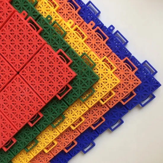 Good Selling Outdoor Badminton Court Flooring: Interlocking Plastic Grid Tiles & PP Tiles for Flexible Court Surface