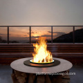 3D600mm Round interior decorative electric fireplace LED realistic monochrome flame round electronic humidifier Steam fireplaces