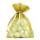 Customized golden pattern organza bag for coins