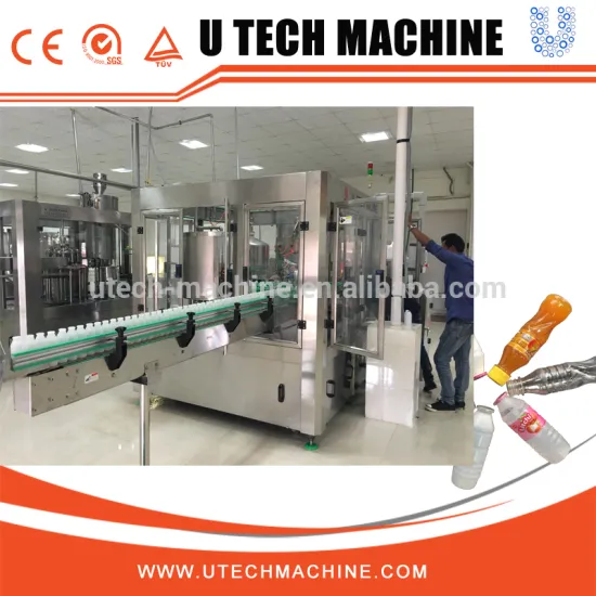 Automatic Plastic Bottle Filling Machine For Litchi Beverage