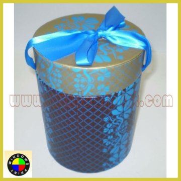 Luxury cardboard tube box with handle