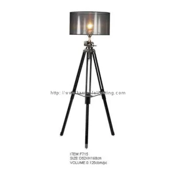 Modern black floor lighting for livingroom