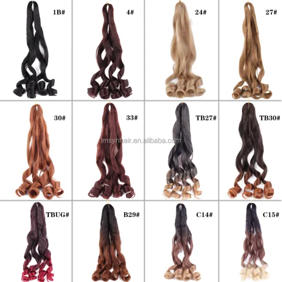 New Production Wholesale Spanish Curly Braids Hair Extensions Deep Curly Wavy Braiding Hair Spiral Curl Hair Twist