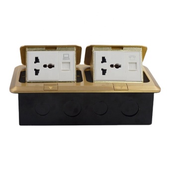 Professional RJ45 Data Brass Fast Pop Up Socket Outlet: Top Quality Kitchen Pop-Up Floor Socket with Universal Compatibility and 20Amp Rating