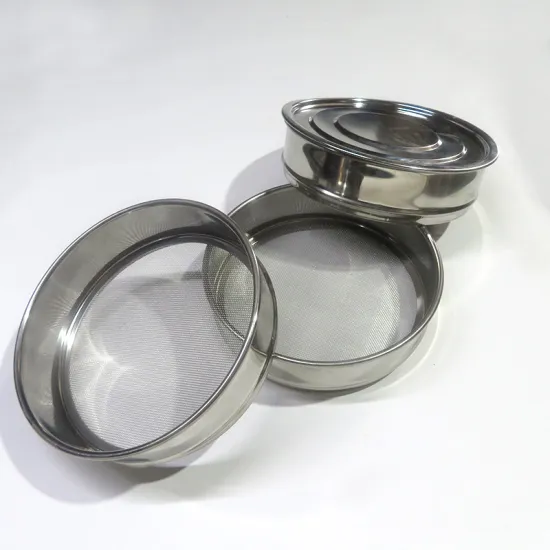 Test Sieves: 150mm to 600mm Diameter, 1 to 25 Micron Stainless Steel Sieve