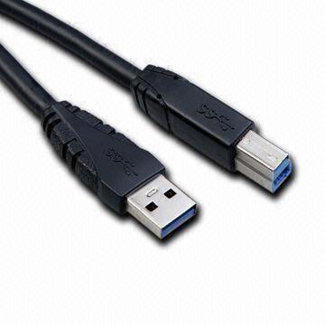 USB Cables, High Speed USB V 3.0 USB-A Plug to USB-B Plug, Used for USB Hubs and HDDs