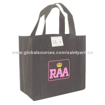 Recycled Shopping Bag, Customized Specifications are Accepted, Available with Silkscreen Printing