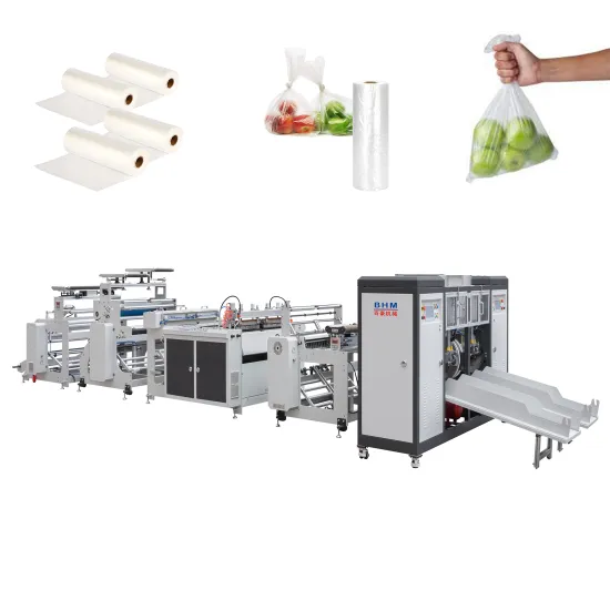 Industrial Solutions for Produce Packaging: Rulo Manav Poset Makine's Heavy Duty Freezer Plastic Supermarket Bag Making Machine