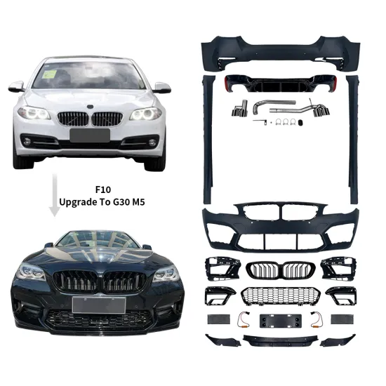 Full Set Car Facelift Bumper Body Kit for BMW 5 Series F10 F18 to G30 M5 LCI Upgrade