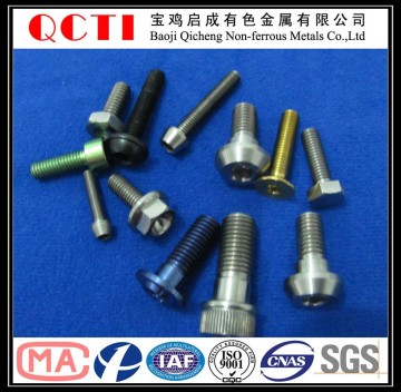 different types titanium nuts bolts