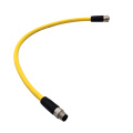 M12 Female L-Code to Male T-Code Power Cable