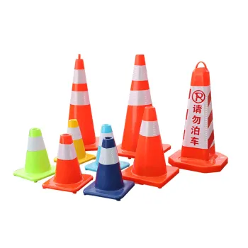 PVC Reflective Traffic Cone for Home Road Parking Safety