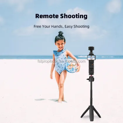 BRDRC Extension Pole Selfie Stick Tripod for OSMO Pocket 3 & GOPRO Accessories