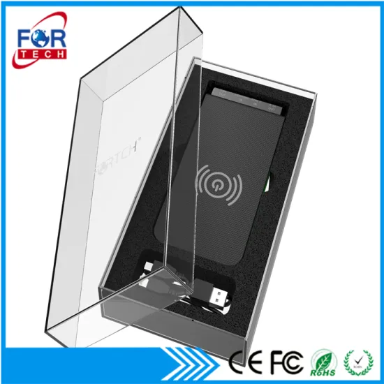 2017 Wholesale Promotional Items 10000mAh Qi Wireless Charger Built-in Li ion-Polymer