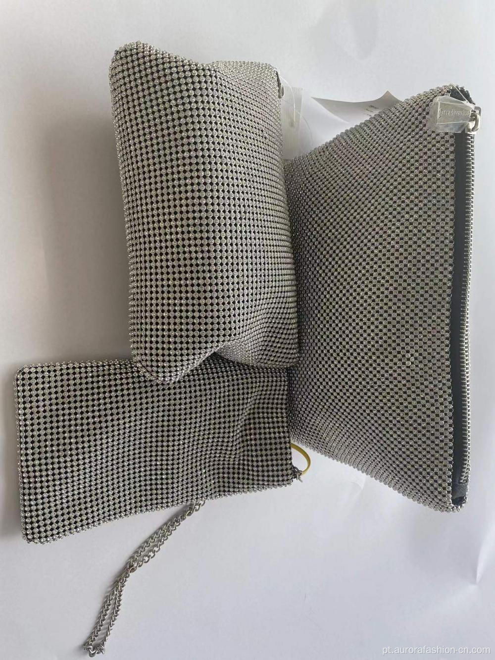 Bolsas Compostas Luxo Prata