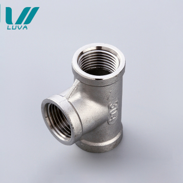 150lb female threaded stainless steel tee pipe fittings