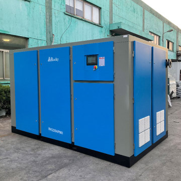 Factory Price 160kw 220hp 380V 50hz 3 Phase 8 Bar Variable Speed Two Stage Screw Air Compressor