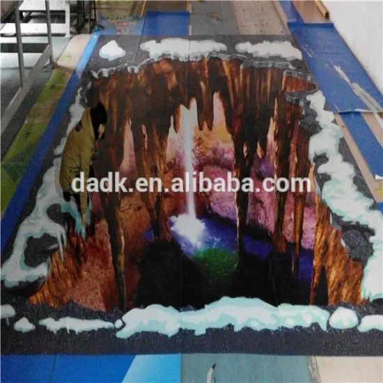 0.7mm thickness PVC 3D floor sticker