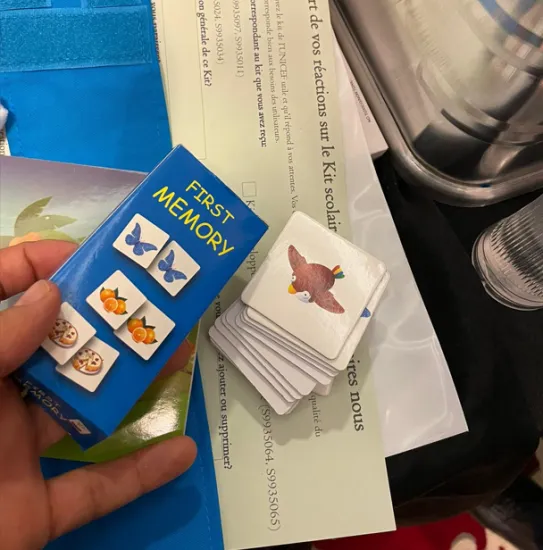 16 Pairs Card BOX Memory Game