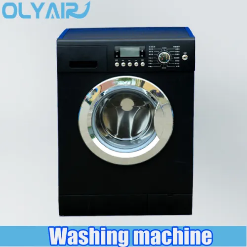 Front Loading Wash Machine Fully Automatic Washing Machine 7kg Black