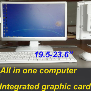 All in one pc built-in 19.5 LED monitor integrated graphic card optional desktop computer pc all in one