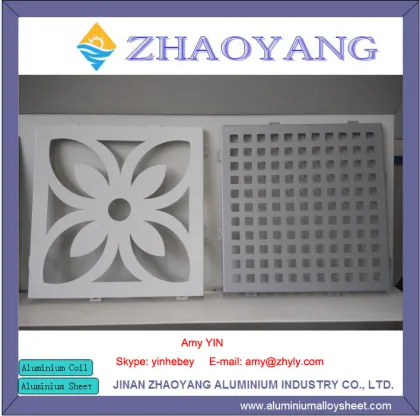 AA1100 1.5mm Perforated aluminum ceiling panels