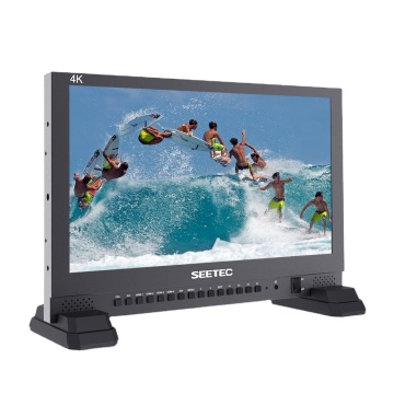 Seetec 17.3 Inch IPS Aluminum 4K Broadcast Monitor with 3G-SDI HDMI AV YPbPr