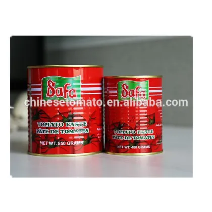 Paste type canned tomato paste