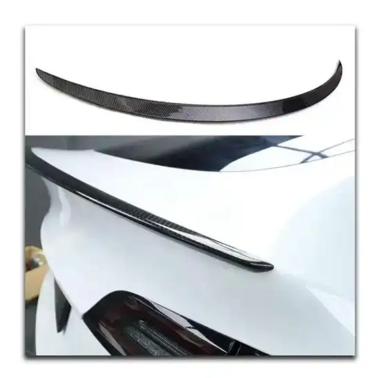 Dry Carbon Fiber Tail Wing and Spoiler Kit for Tesla Model Y & Model 3 - Full Body Kit in Stock