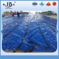 0.5mm Thickness 180oz Pvc  Lumber Tarpaulin D-rings