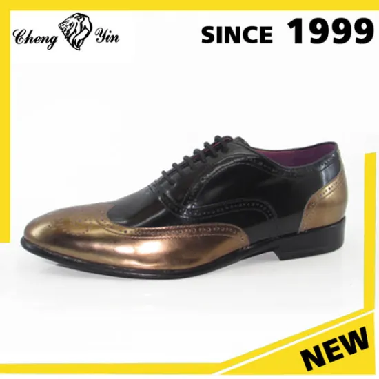 New arrival Goodyear welt wholesale man made luxury laces men shiny leather wholesale loafer design fashion shoes