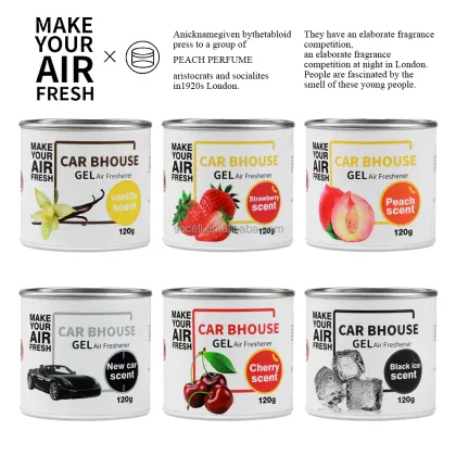 Lasting Scent Cherry Car Perfume Gel Freshener