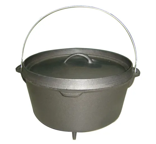 Vegetable Oil Cast Iron Dutch Oven/Camping Pots/Large Cooking Pots