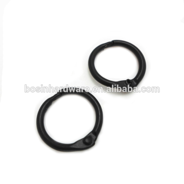 Fashion High Quality Metal Black Binder Ring