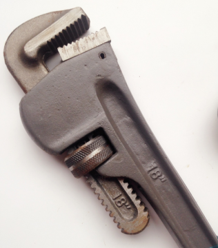 250mm adjustable carbon steel pipe wrench