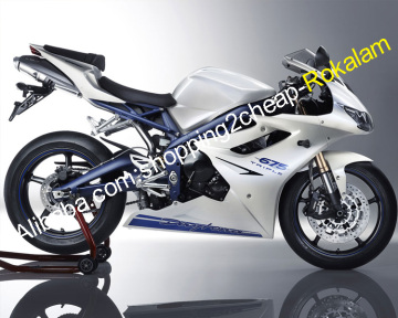 Triumph Daytona 675 Белый синий кузова на мотоциклете набор мотоциклетов 2009-2012