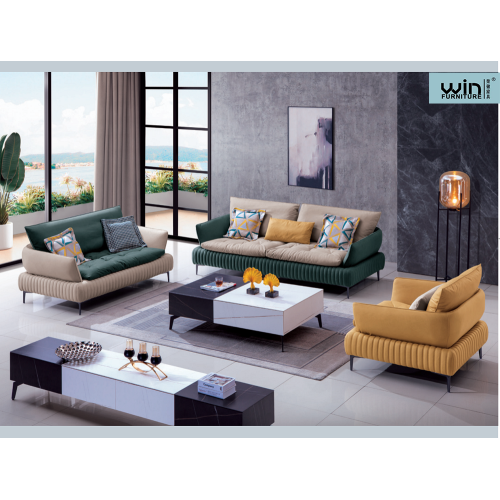 Living Room L Shape Couches Living Room Fabric Sofa Furniture Supplier