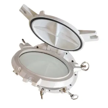 Aluminum Porthole with Cover - Port Hole Marine Window Scuttle Boat