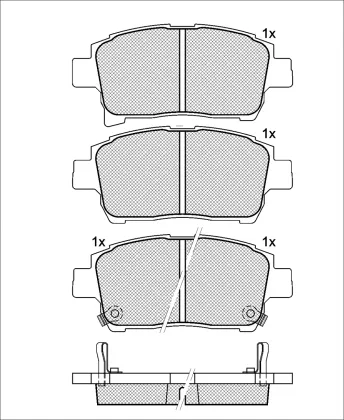 Asbestos Free Auto Brake Pad