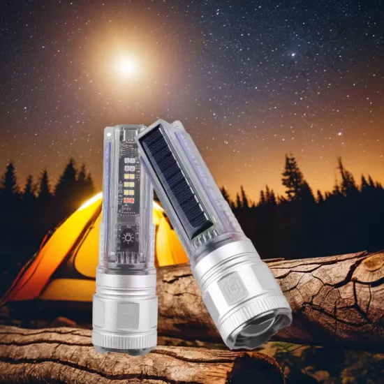 High-Power White Laser Flashlight Torch with 7 Modes: Rechargeable and Zoomable LED Flashlight