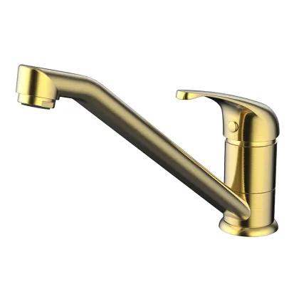 Modern Brass Kitchen Faucet