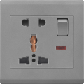 uk electrical wall switch socket 5pin