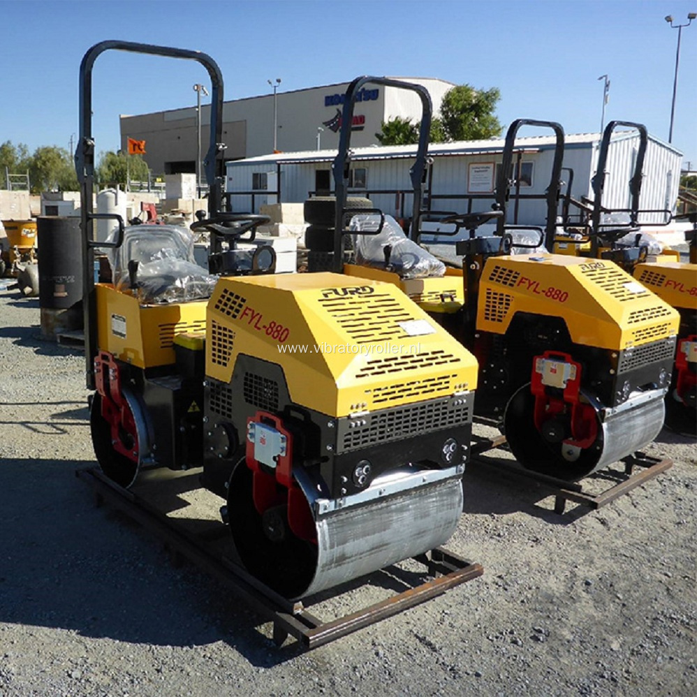 1 ton Mini Compactor Vibratory Asphalt Roller