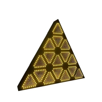 Lionking 250W Retro Triangular Licht: batteriebetriebene Strobe-Waschlicht für Innen-, Nachtclub-, Weihnachts- und DJ-Kabine