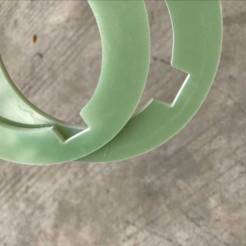 Green G10 epoxy resin sheet for electronic part